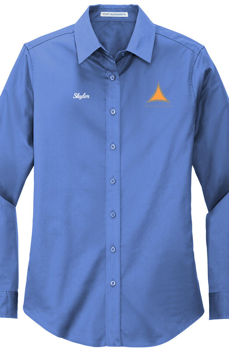 Workshirt -  Port Authority® Women's Long Sleeve Easy Care Shirt L608 - Trinity Auto Care