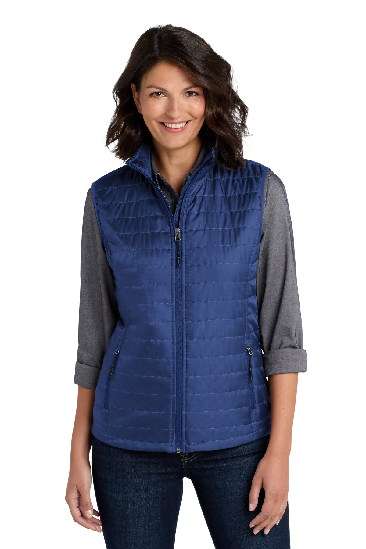 Port Authority® Embroidered Women's Packable Puffy Vest