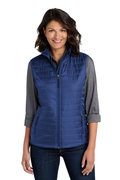 Port Authority® Embroidered Women's Packable Puffy Vest