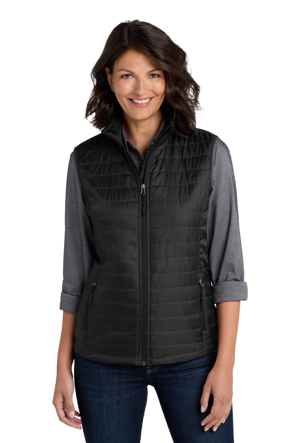 Port Authority® Embroidered Women's Packable Puffy Vest
