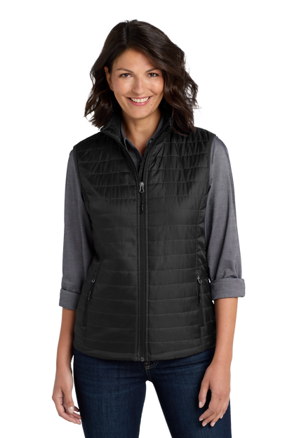 Port Authority® Embroidered Women's Packable Puffy Vest