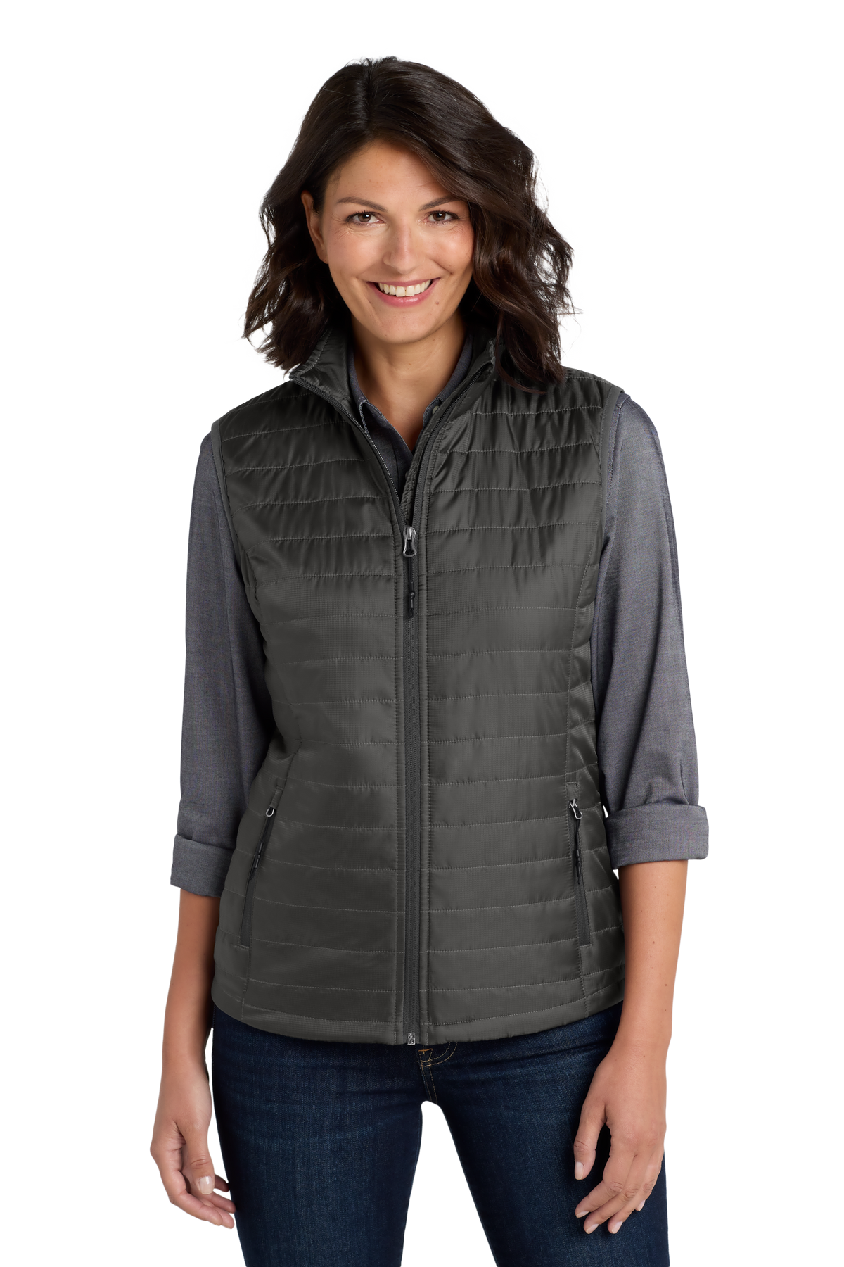 Port Authority® Embroidered Women's Packable Puffy Vest