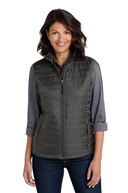 Port Authority® Embroidered Women's Packable Puffy Vest