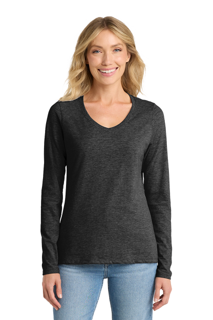 T-Shirt Ladies - Fan Favorite V-Neck Long Sleeve Tee - LPC450VLS
