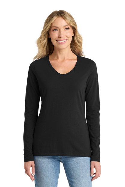 T-Shirt Ladies - Fan Favorite V-Neck Long Sleeve Tee - LPC450VLS