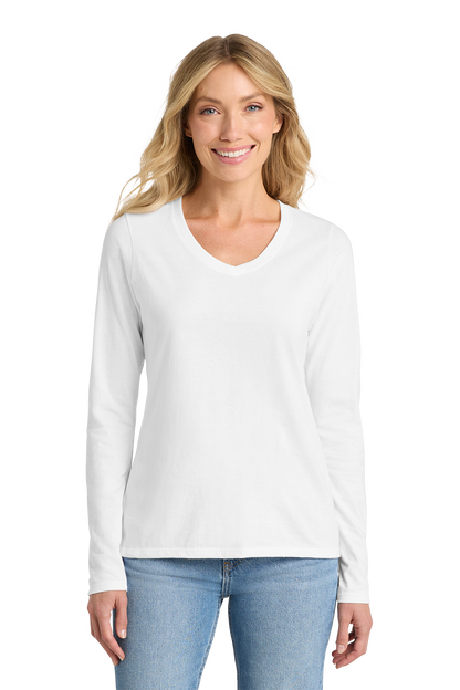 T-Shirt Ladies - Fan Favorite V-Neck Long Sleeve Tee - LPC450VLS