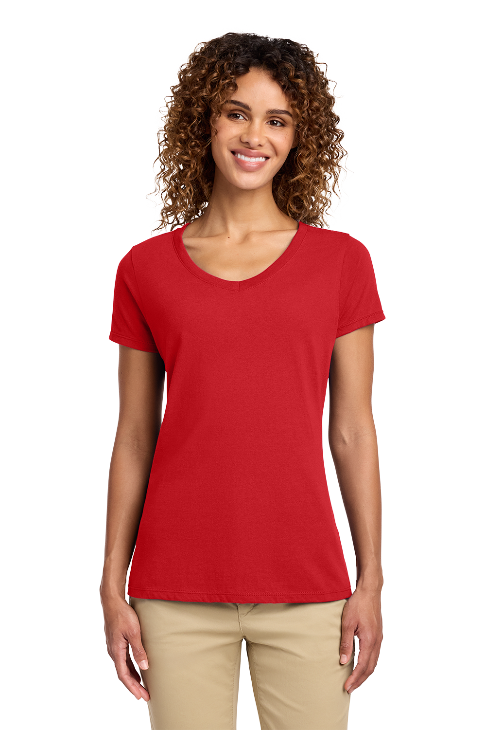 T-Shirt Ladies - Fan Favorite™ V-Neck Tee LPC450V