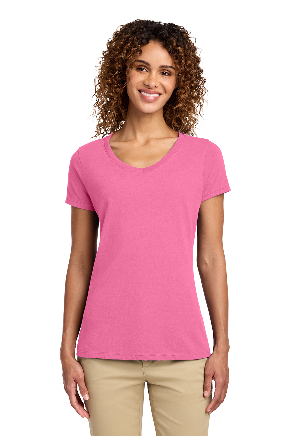 T-Shirt Ladies - Fan Favorite™ V-Neck Tee LPC450V