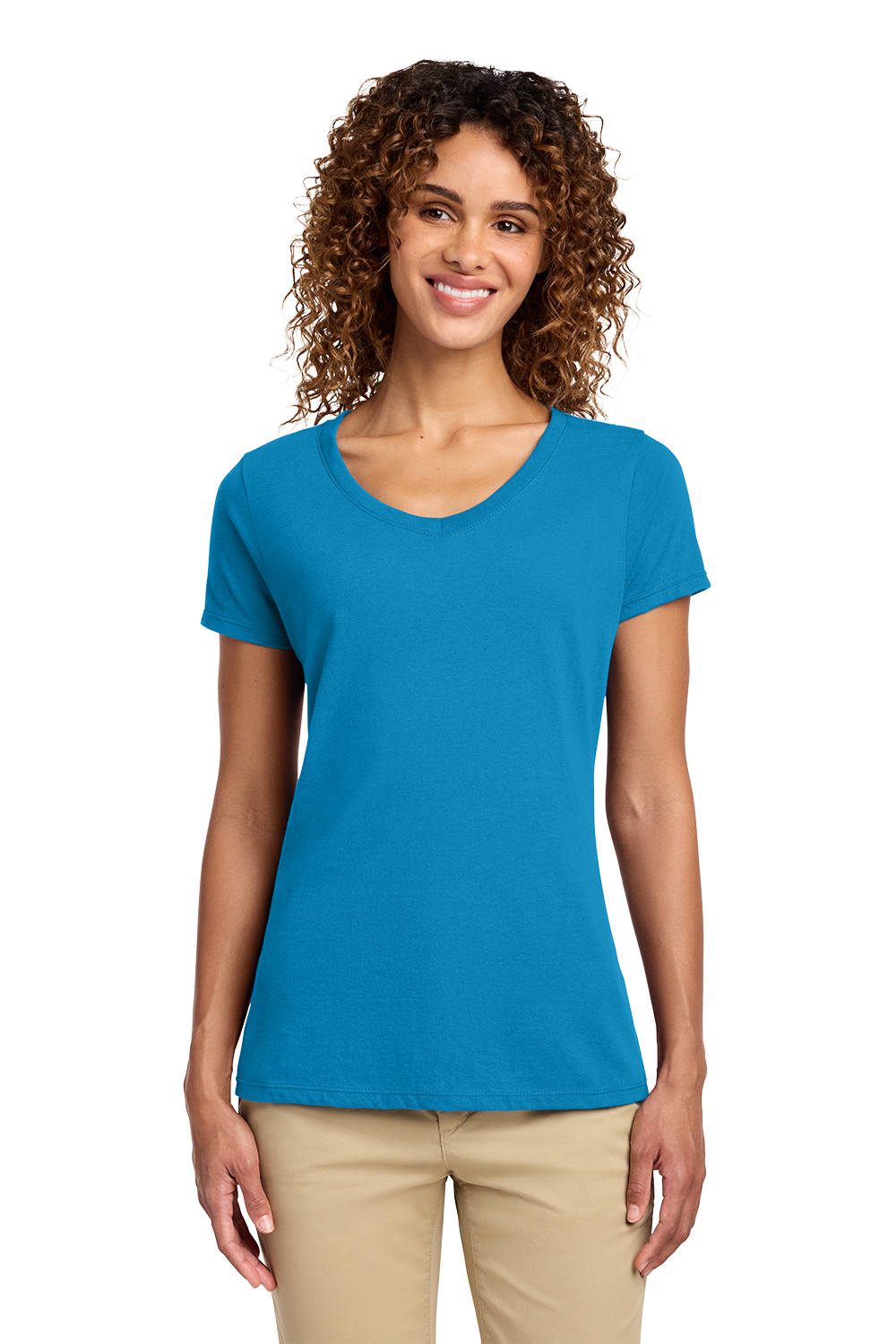 T-Shirt Ladies - Fan Favorite™ V-Neck Tee LPC450V