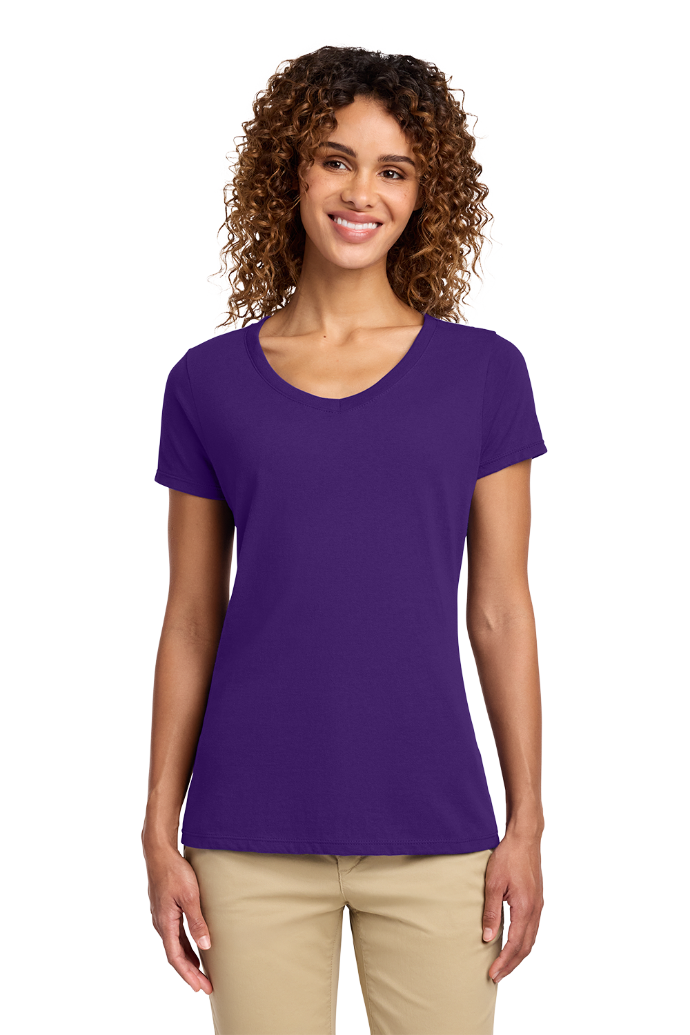 T-Shirt Ladies - Fan Favorite™ V-Neck Tee LPC450V