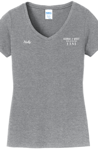 T-Shirt Women's V-Neck - Fan Favorite V-Neck Tee LPC450V - George J West - Girls on the Run