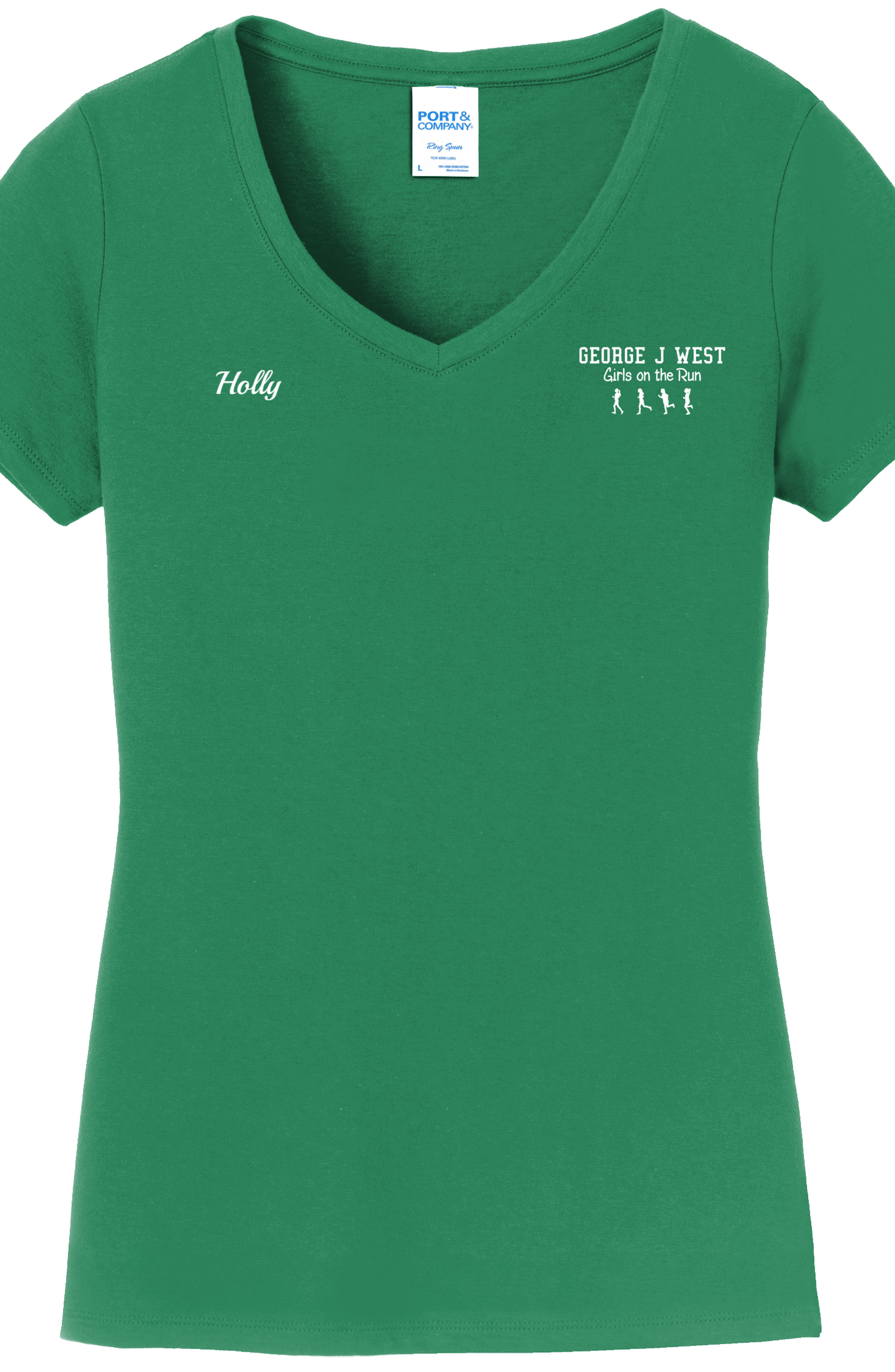 T-Shirt Women's V-Neck - Fan Favorite V-Neck Tee LPC450V - George J West - Girls on the Run