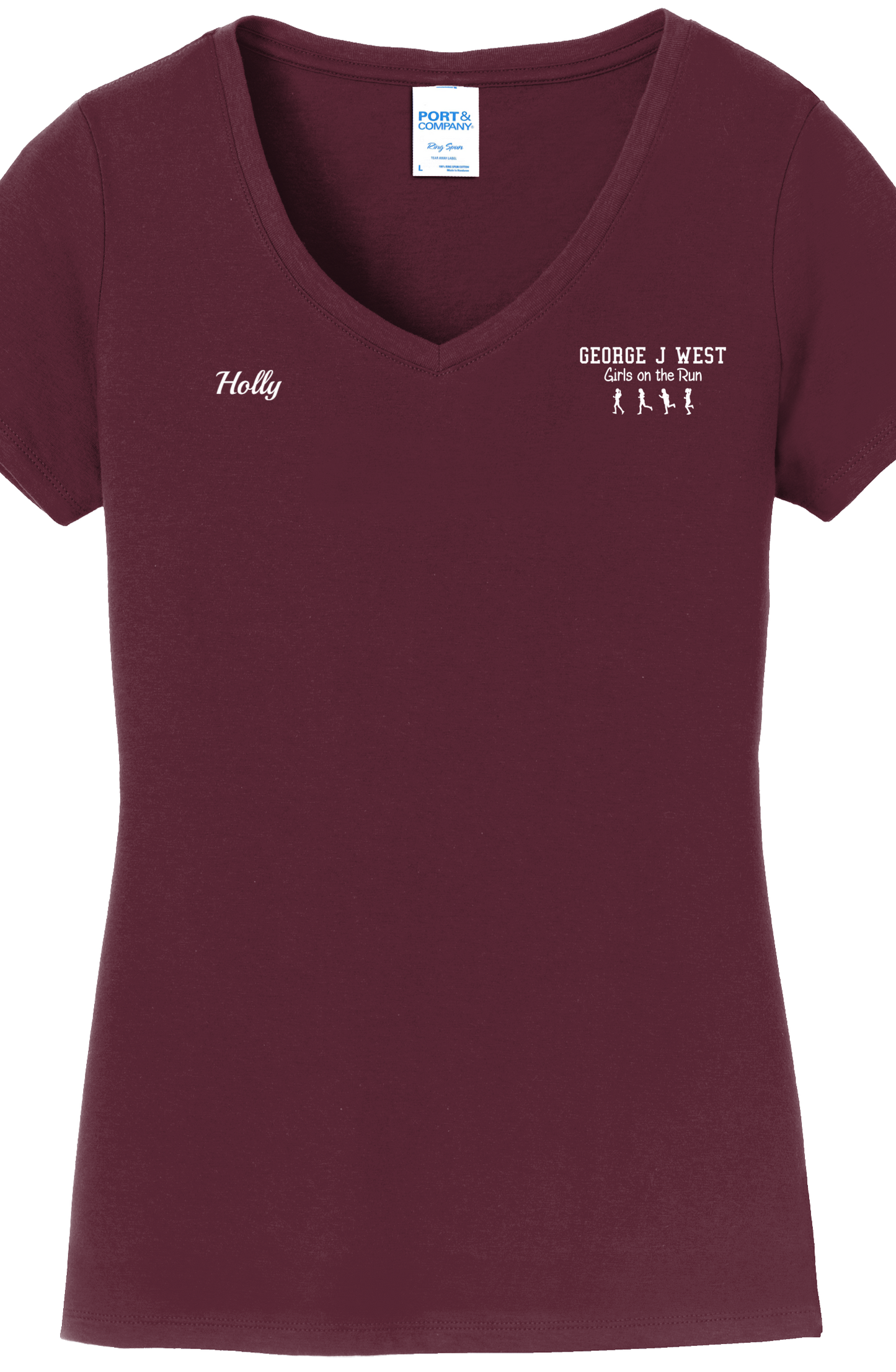 T-Shirt Women's V-Neck - Fan Favorite V-Neck Tee LPC450V - George J West - Girls on the Run