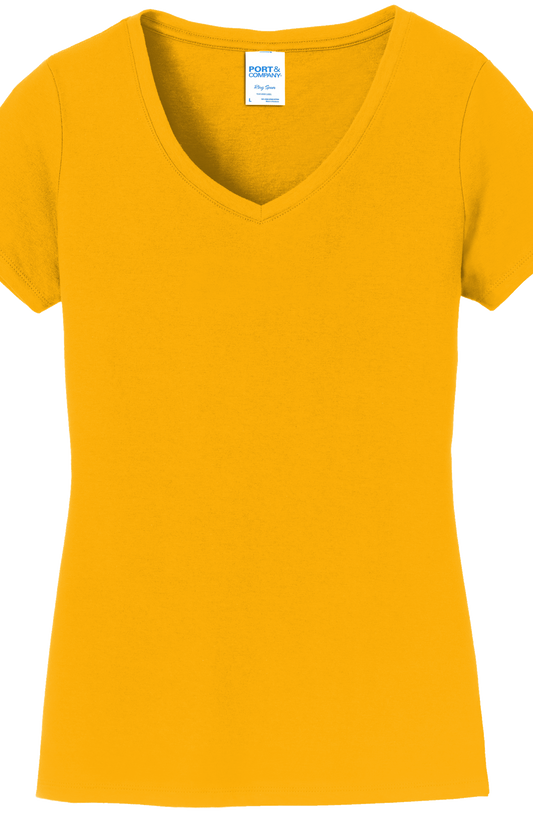 T-Shirt Ladies - Fan Favorite V-Neck Long Sleeve Tee LPC450VLS - Master