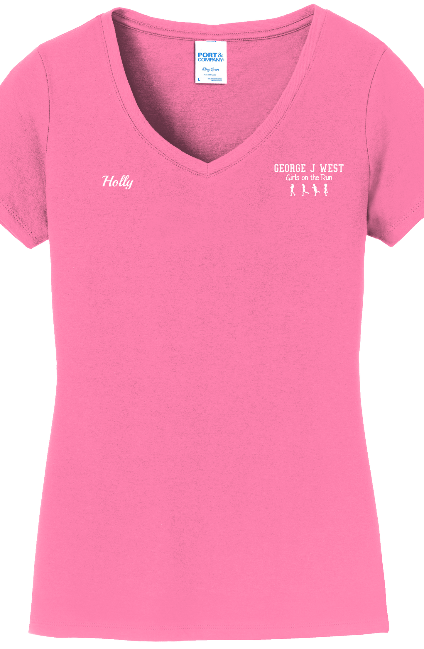 T-Shirt Women's V-Neck - Fan Favorite V-Neck Tee LPC450V - George J West - Girls on the Run