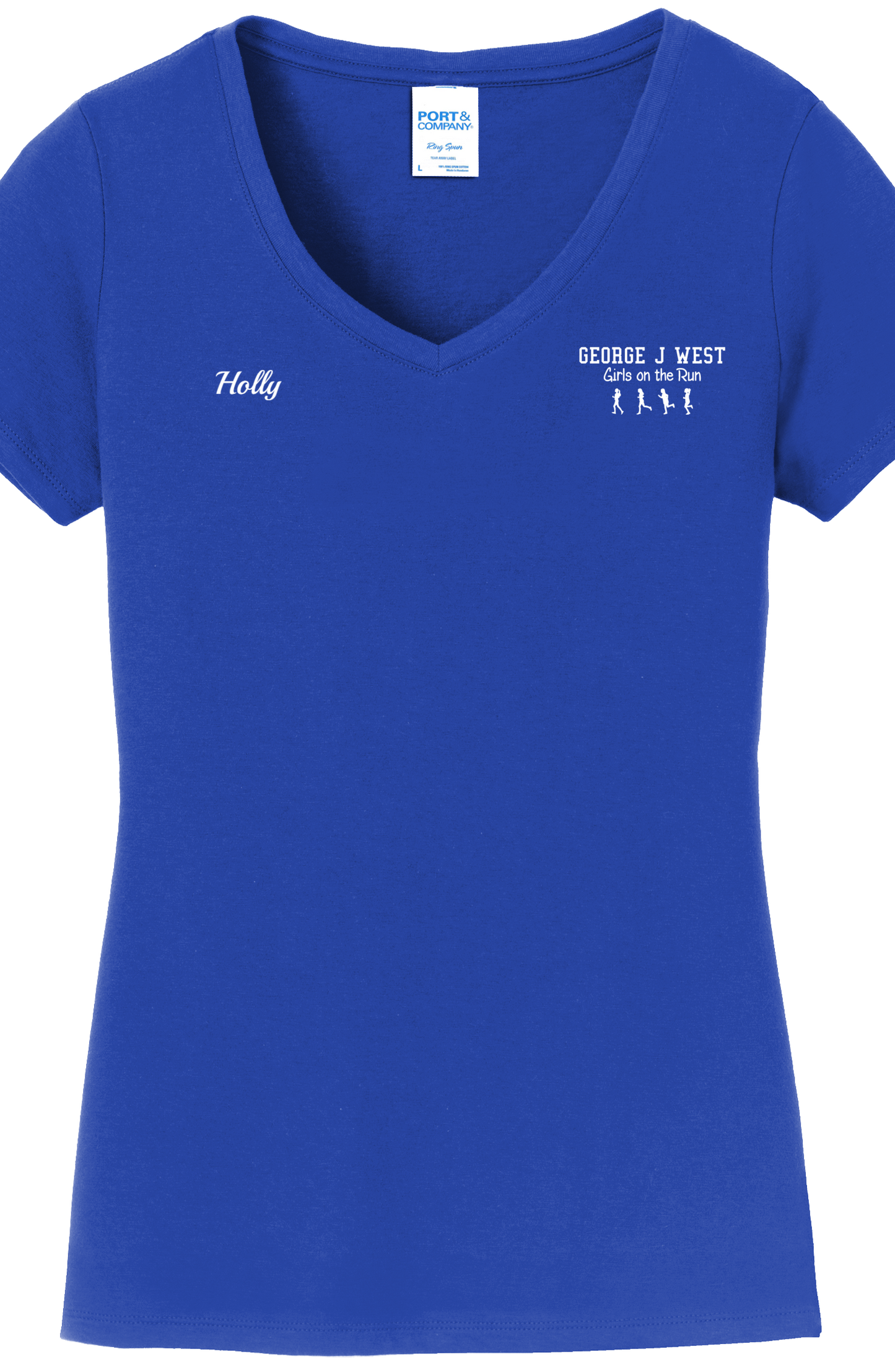 T-Shirt Women's V-Neck - Fan Favorite V-Neck Tee LPC450V - George J West - Girls on the Run