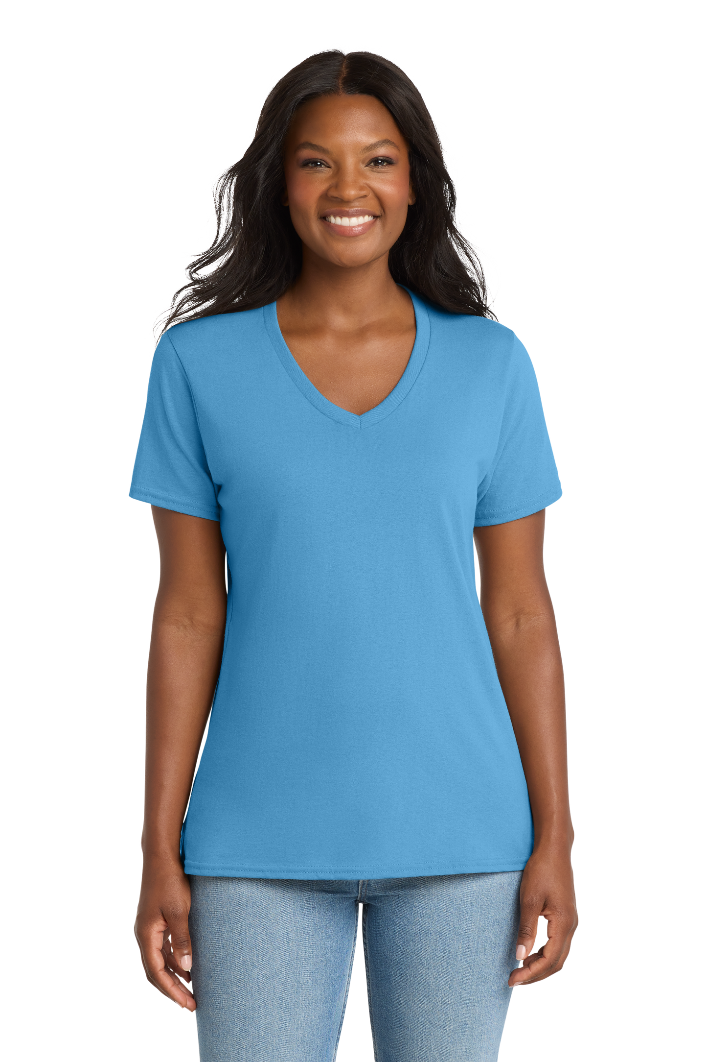 T-Shirt  Women's Core Cotton V-Neck Tee LPC54V