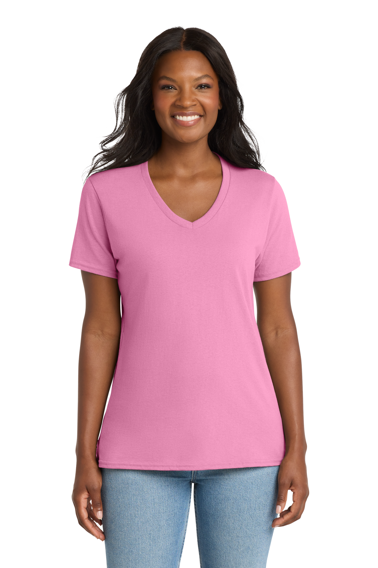 T-Shirt  Women's Core Cotton V-Neck Tee LPC54V