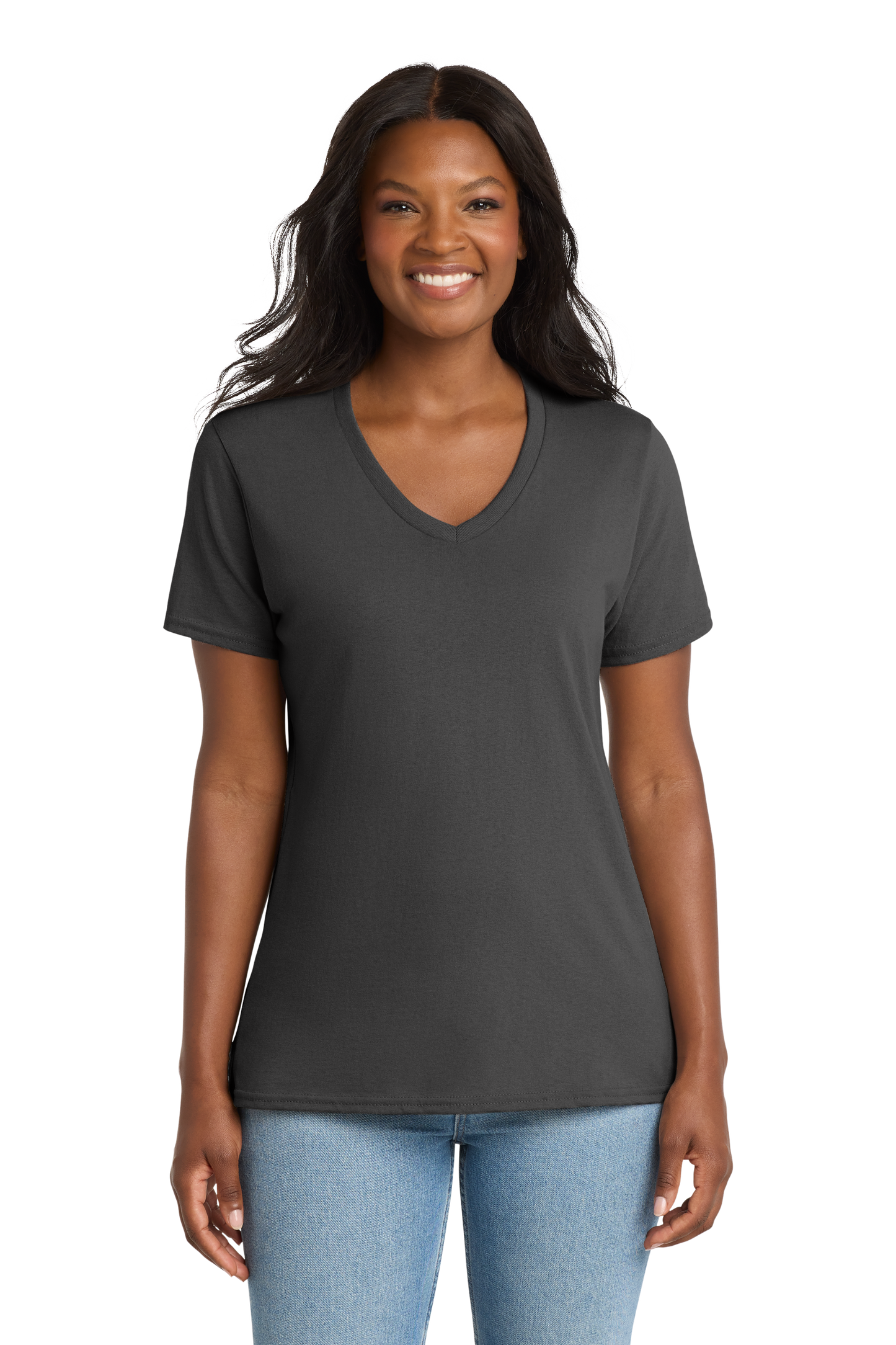 T-Shirt  Women's Core Cotton V-Neck Tee LPC54V