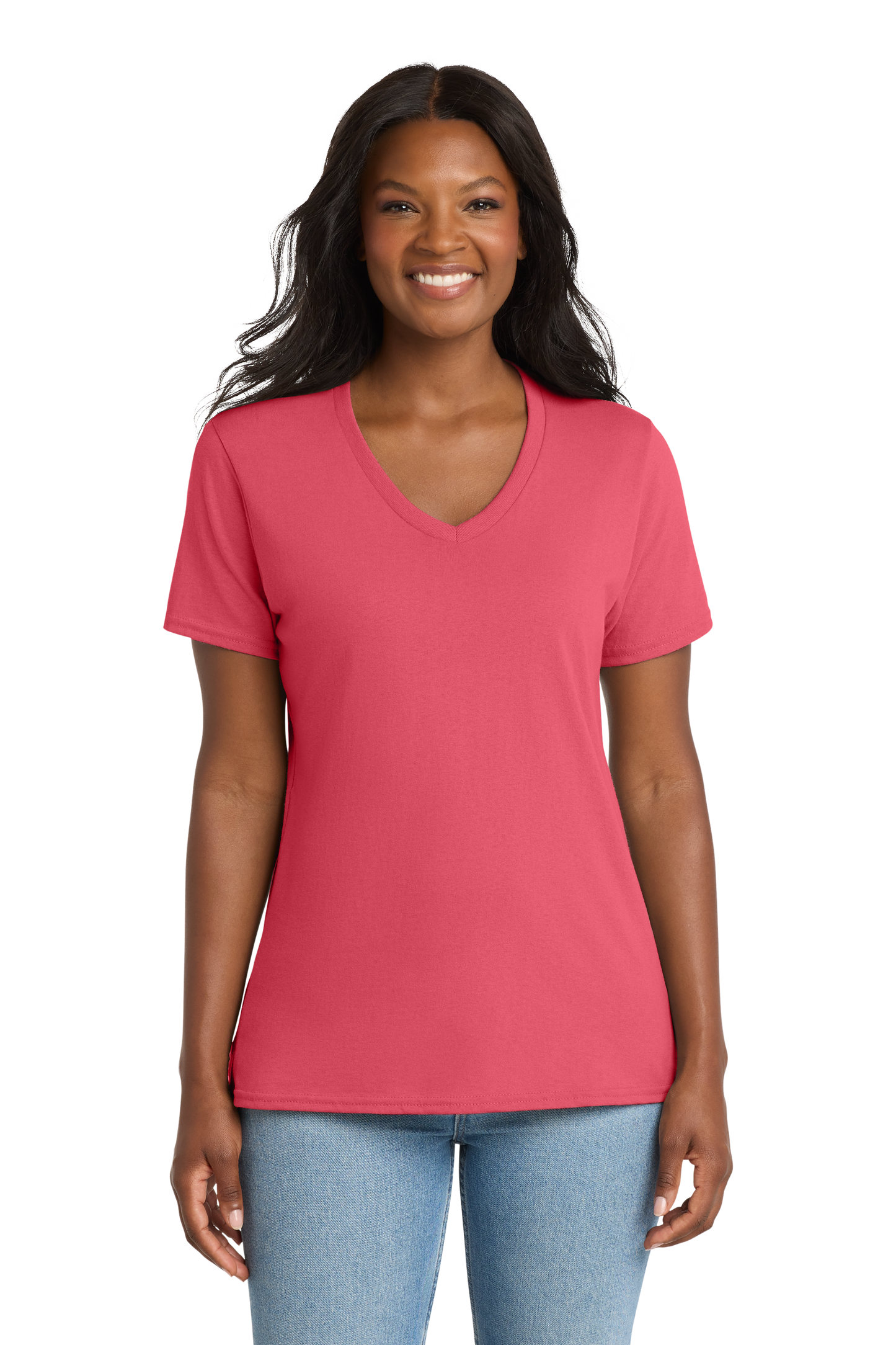 T-Shirt  Women's Core Cotton V-Neck Tee LPC54V