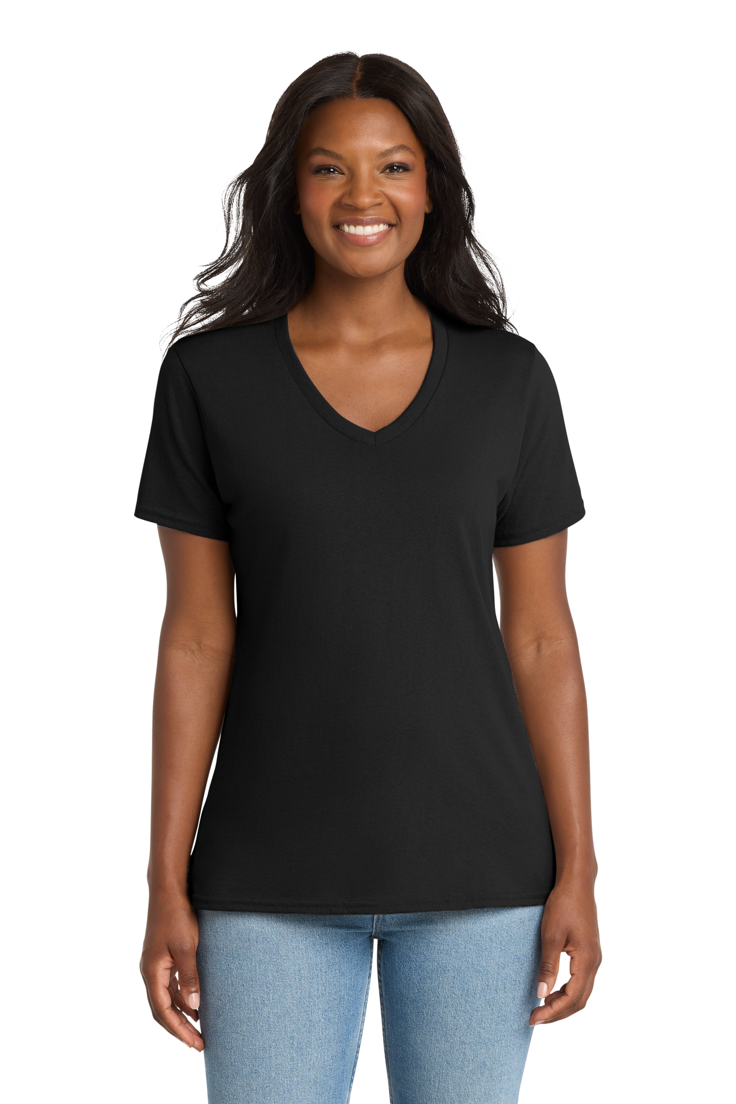 T-Shirt  Women's Core Cotton V-Neck Tee LPC54V