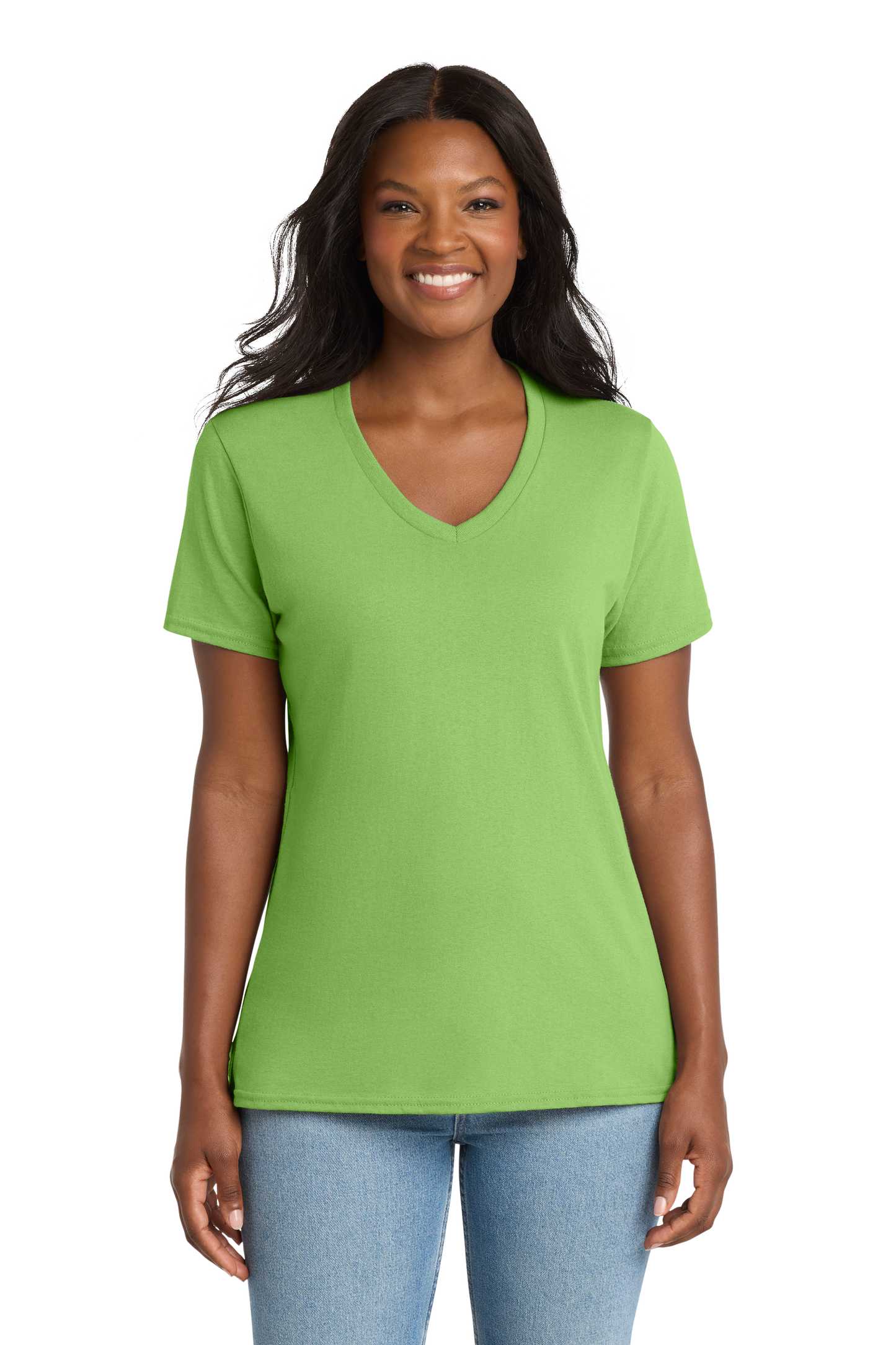 T-Shirt  Women's Core Cotton V-Neck Tee LPC54V