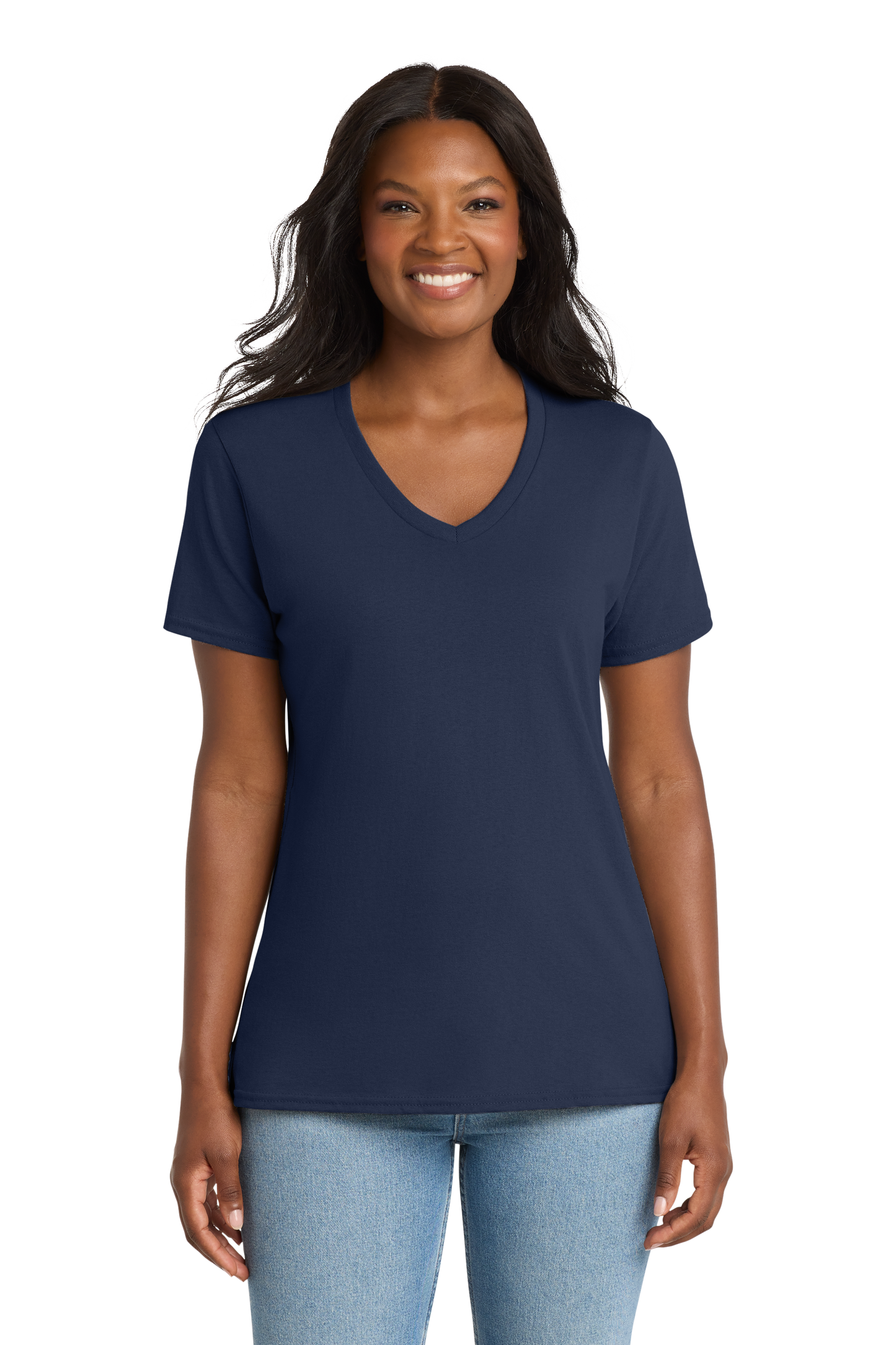 T-Shirt  Women's Core Cotton V-Neck Tee LPC54V