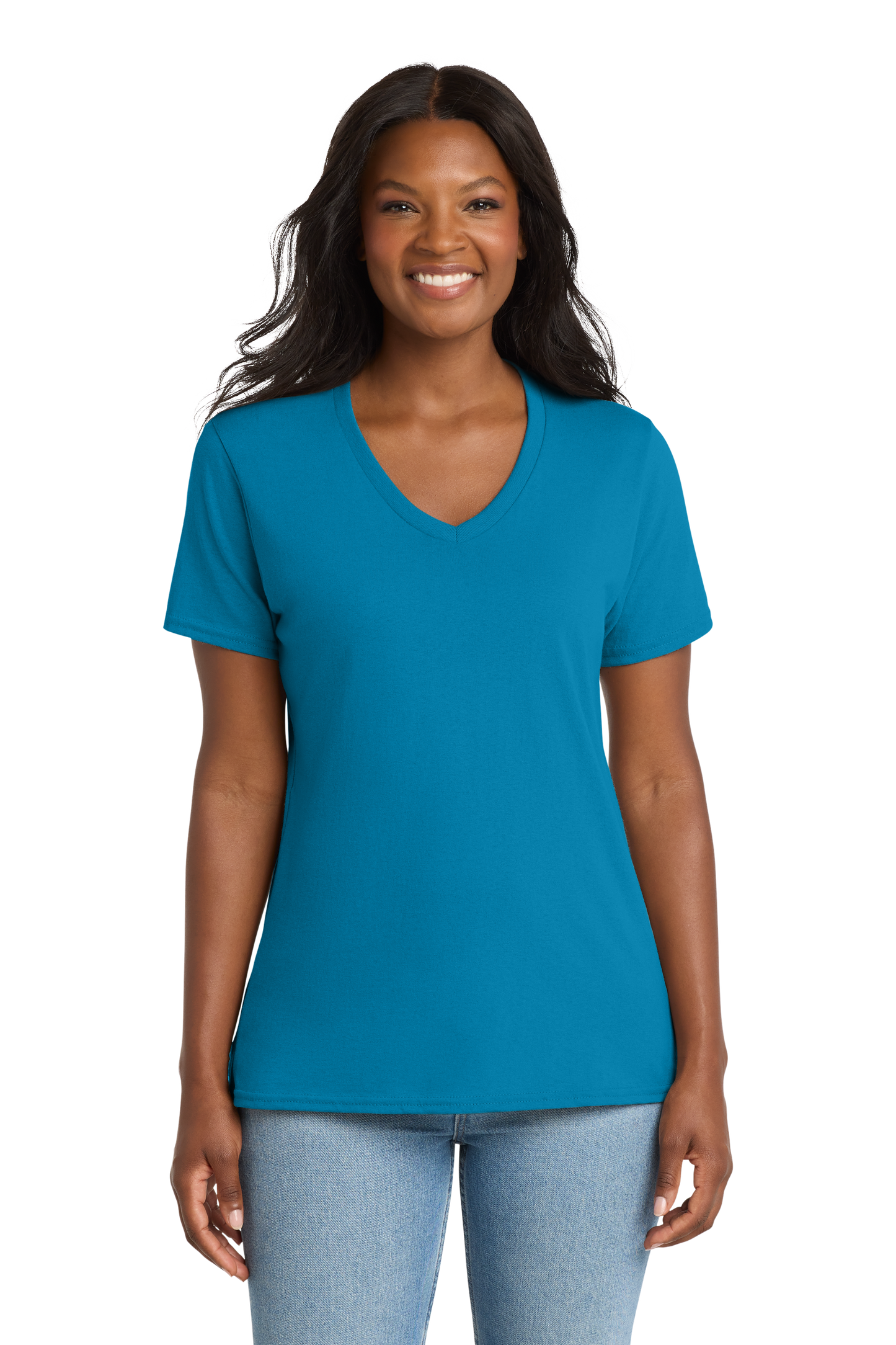 T-Shirt  Women's Core Cotton V-Neck Tee LPC54V