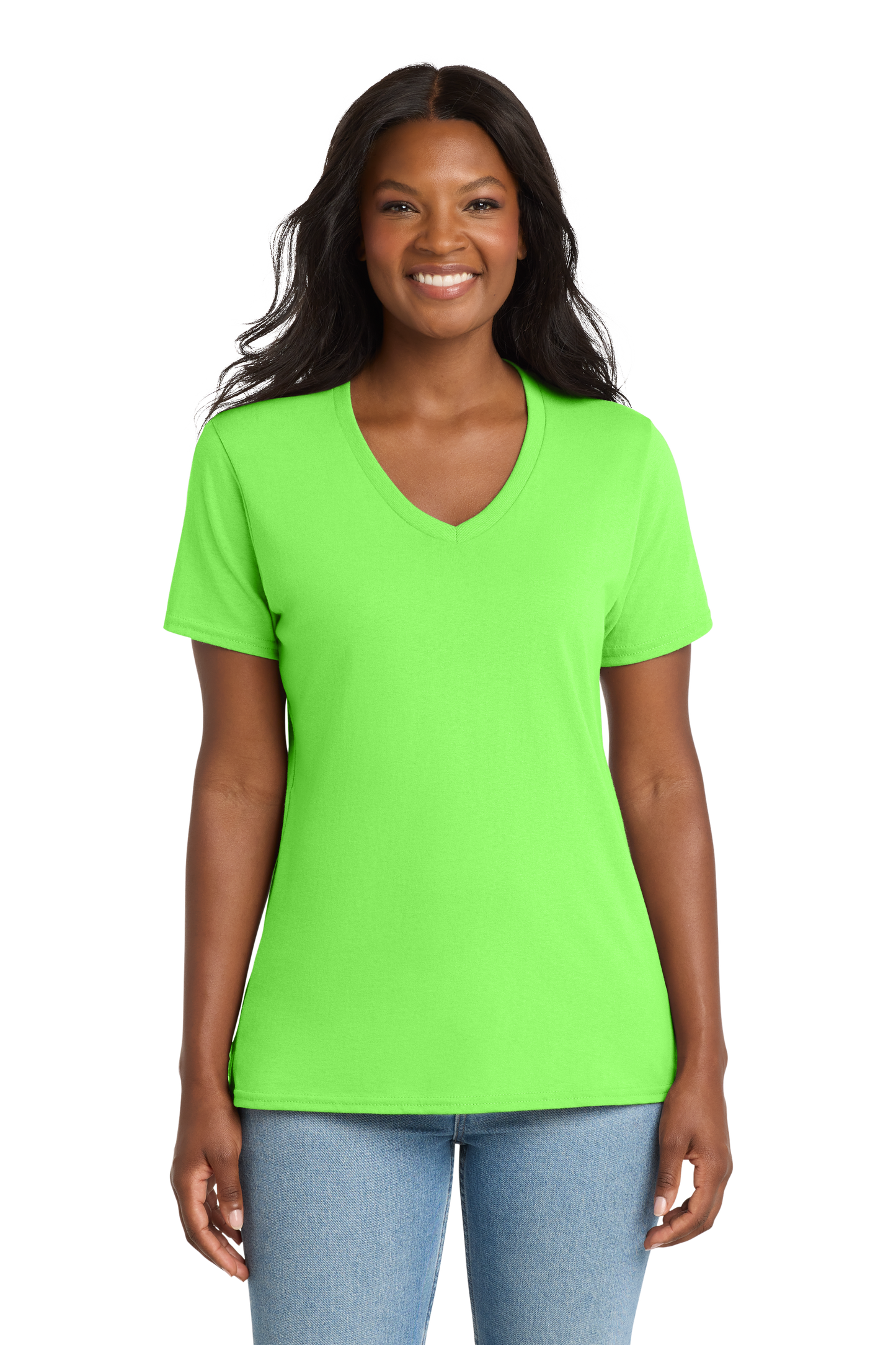 T-Shirt  Women's Core Cotton V-Neck Tee LPC54V