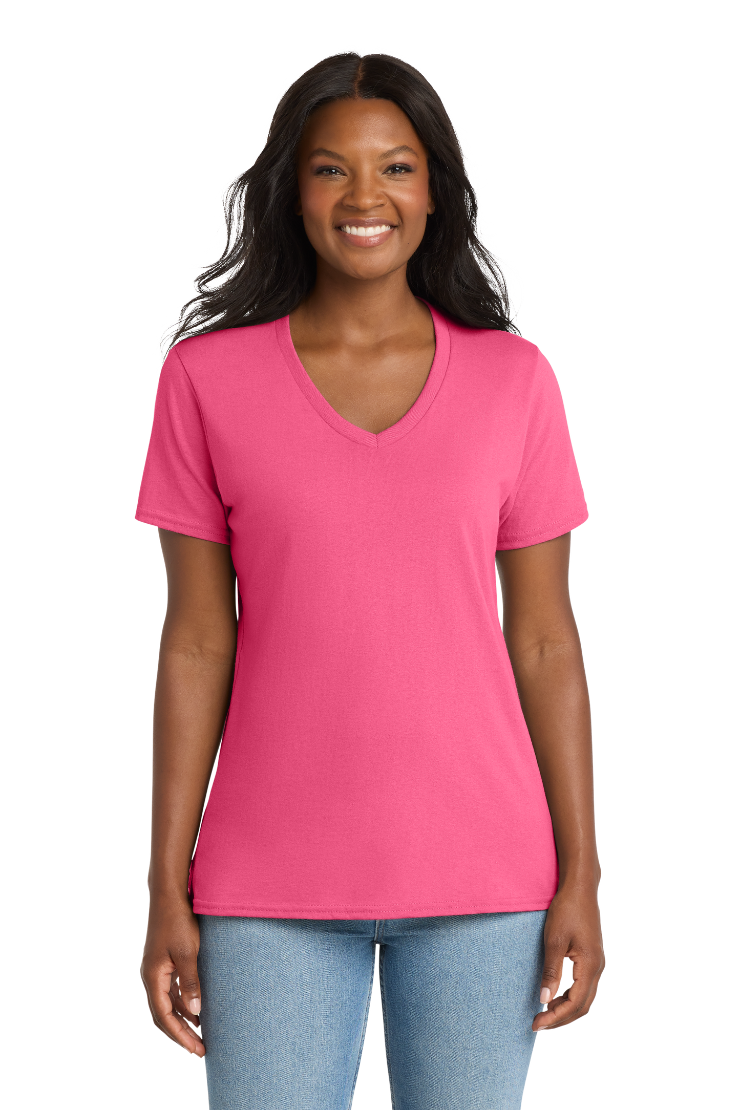 T-Shirt  Women's Core Cotton V-Neck Tee LPC54V