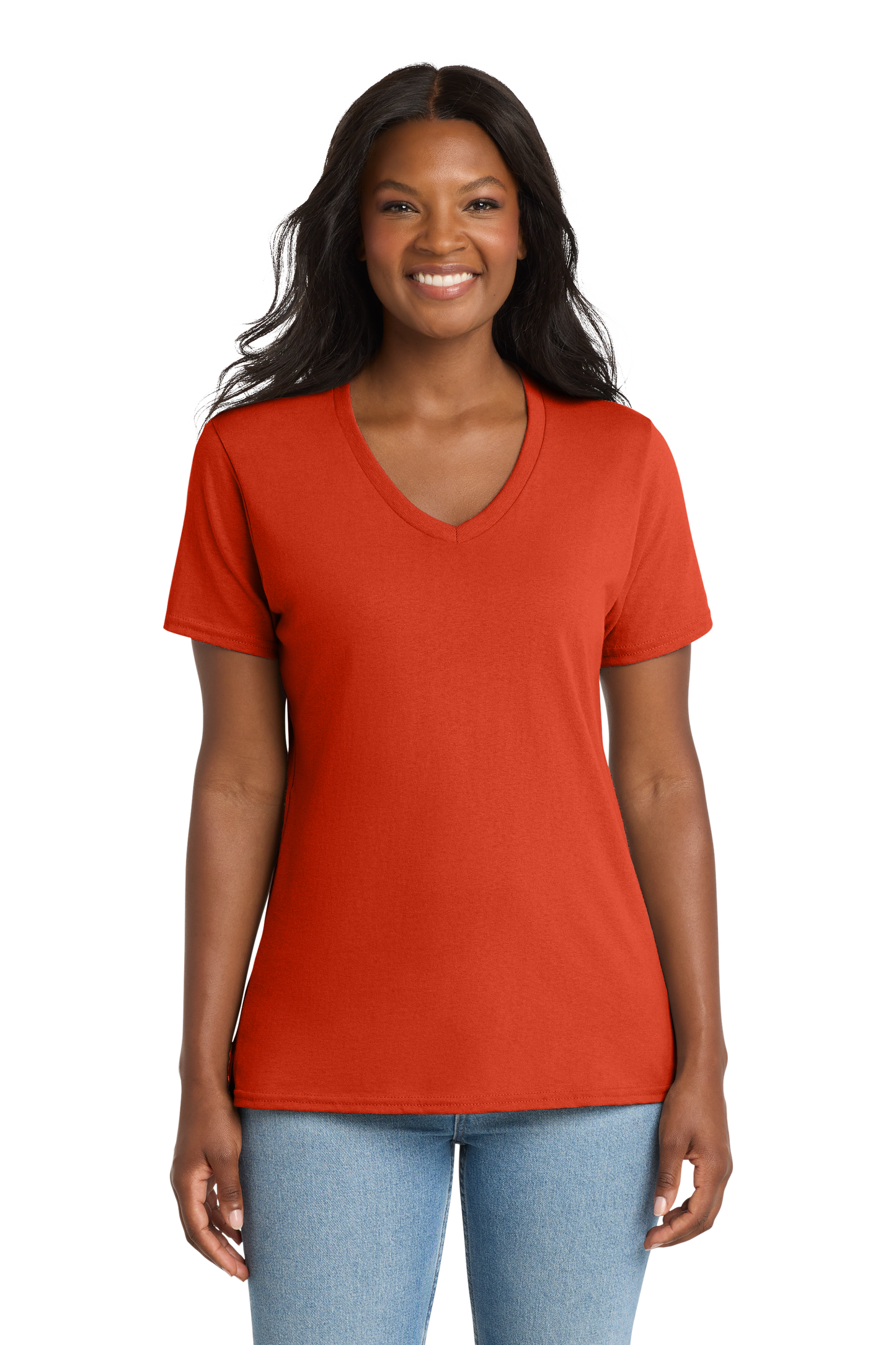 T-Shirt  Women's Core Cotton V-Neck Tee LPC54V