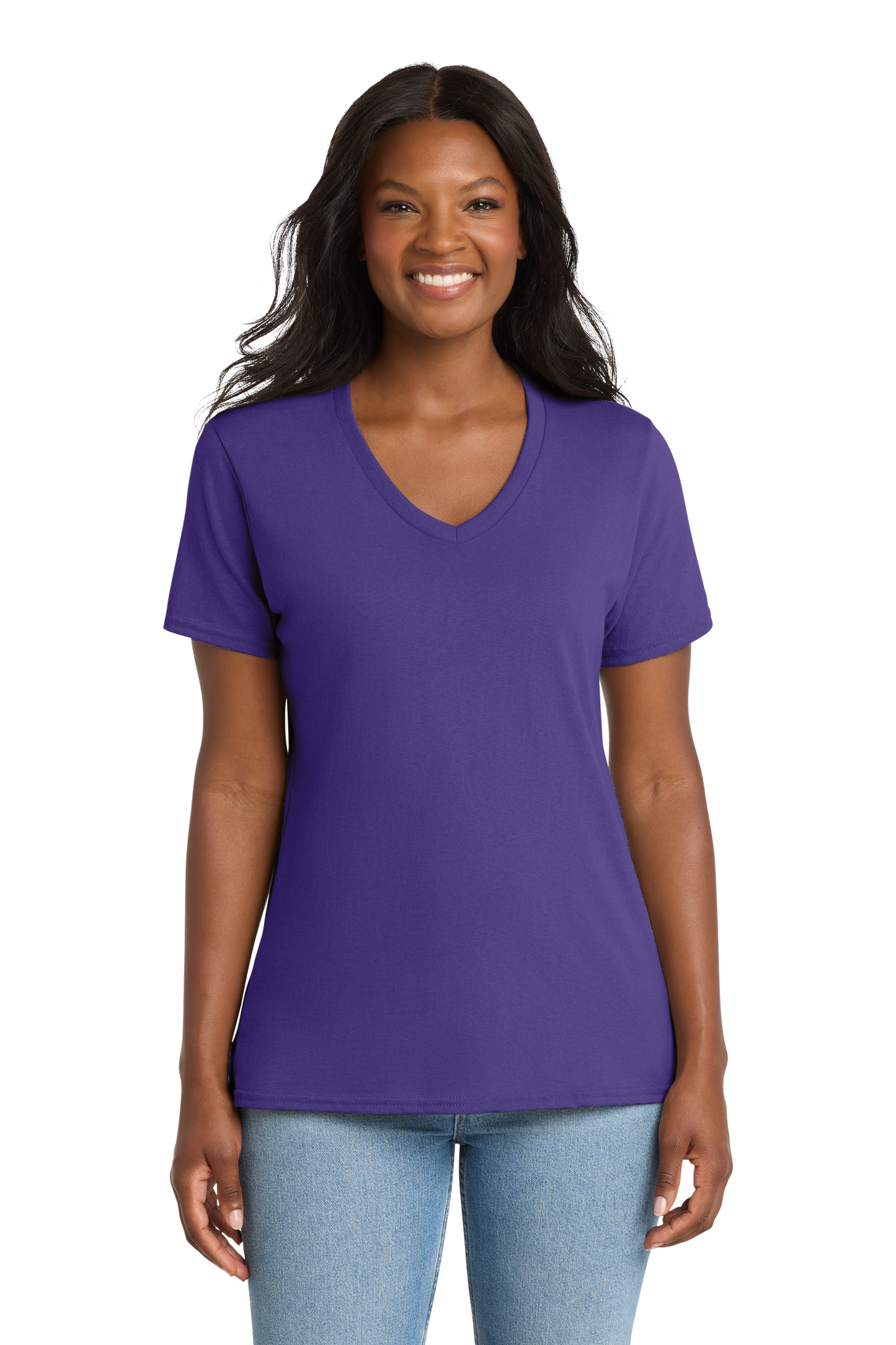T-Shirt  Women's Core Cotton V-Neck Tee LPC54V