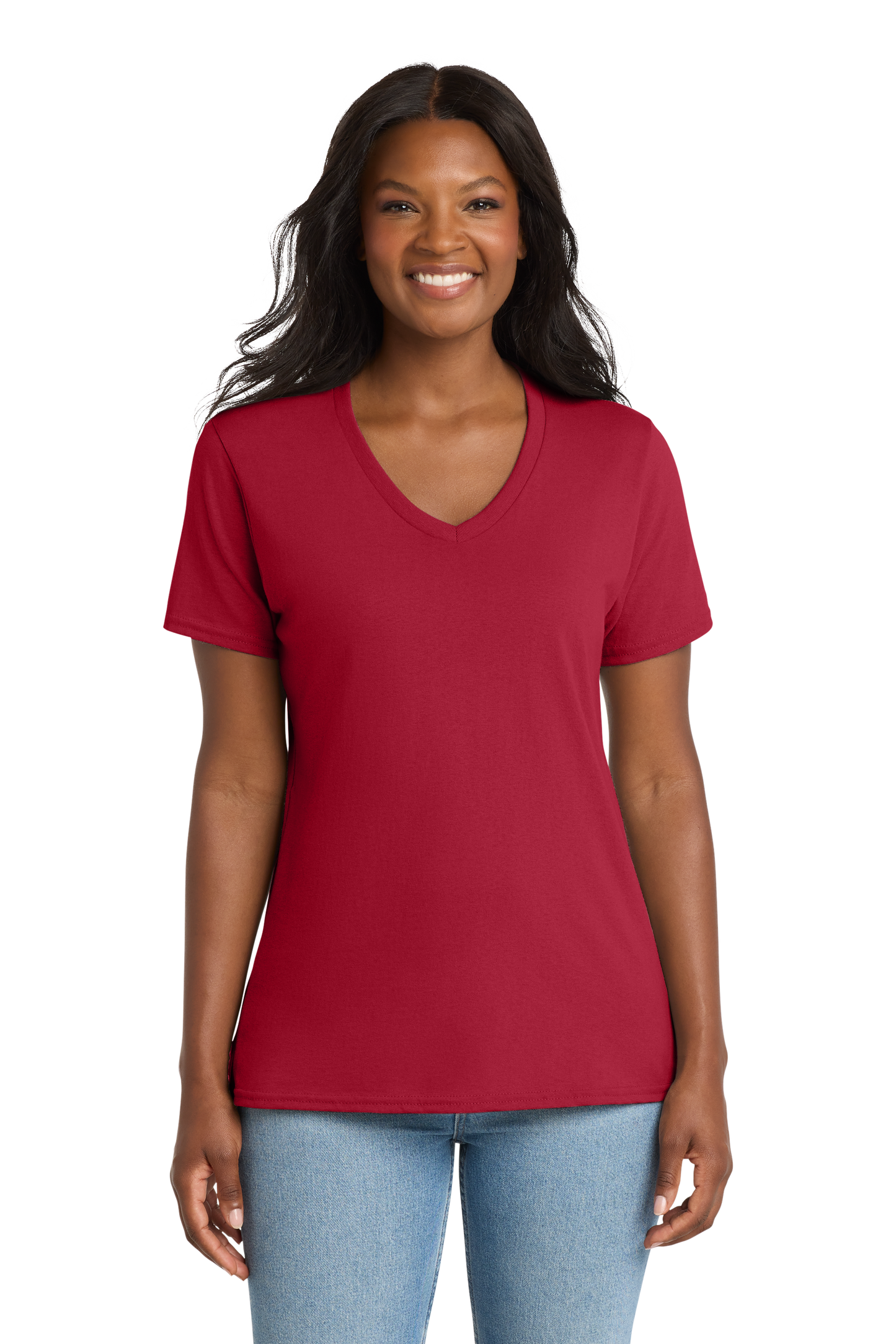 T-Shirt  Women's Core Cotton V-Neck Tee LPC54V
