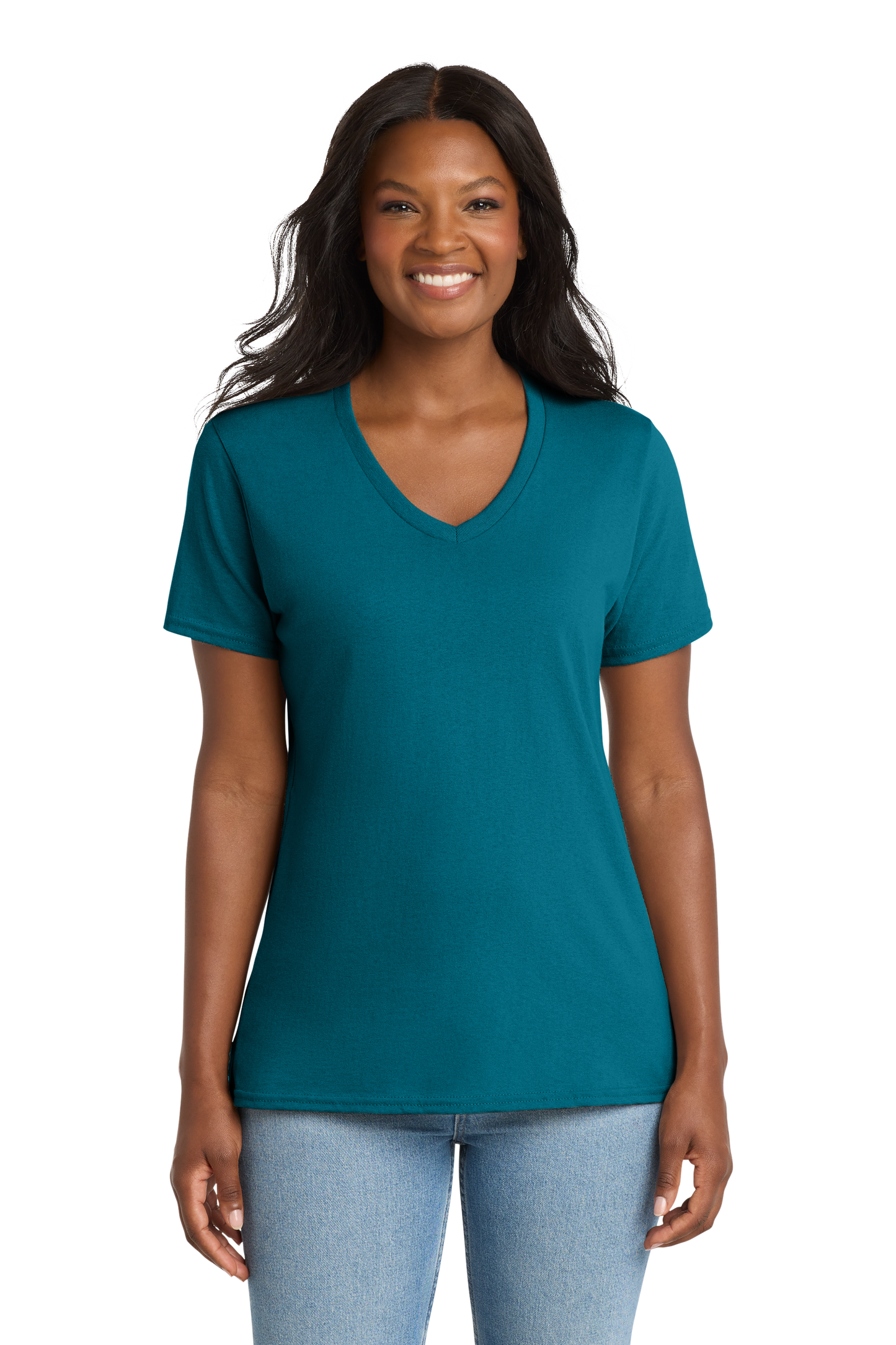 T-Shirt  Women's Core Cotton V-Neck Tee LPC54V