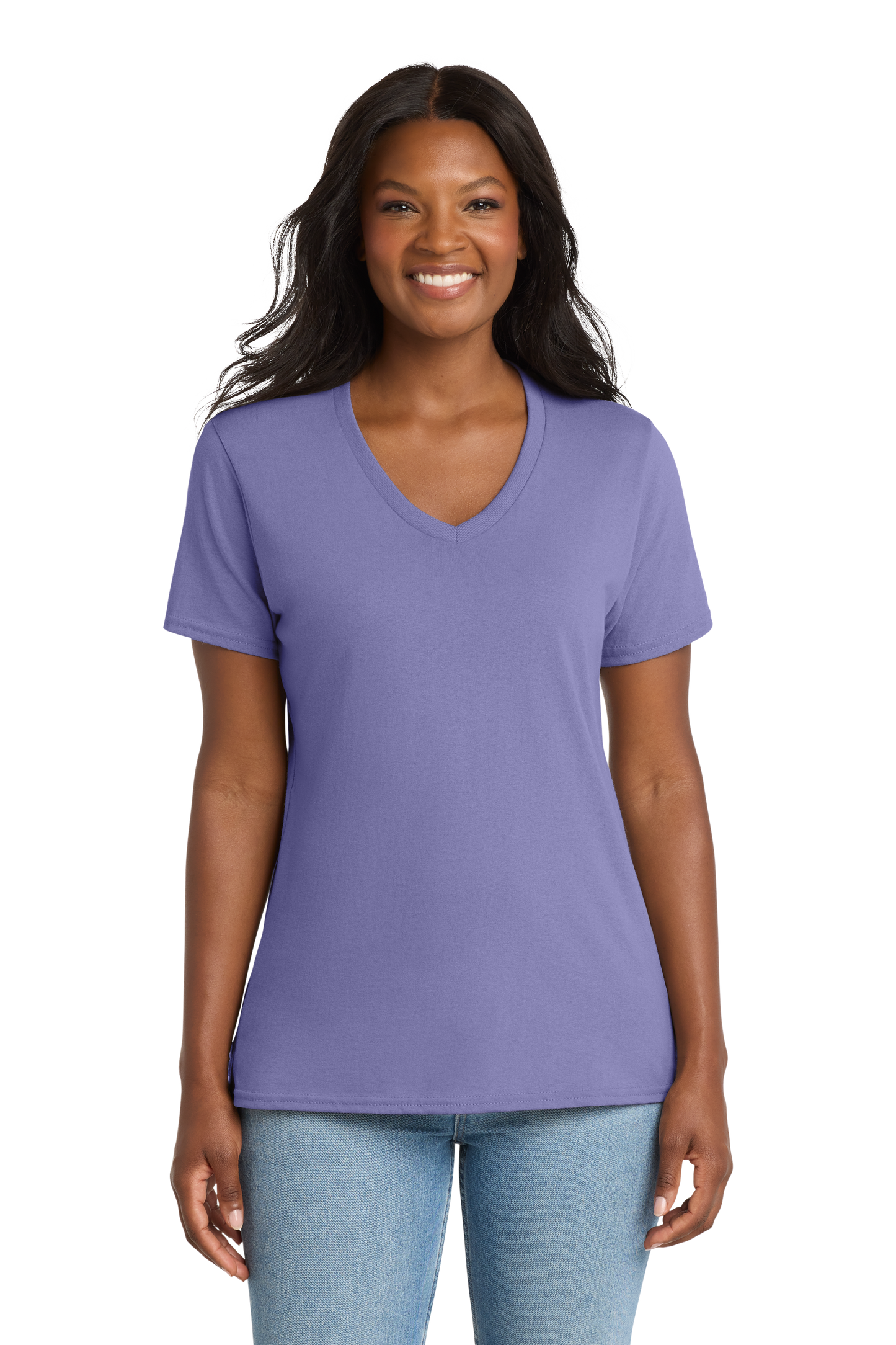 T-Shirt  Women's Core Cotton V-Neck Tee LPC54V