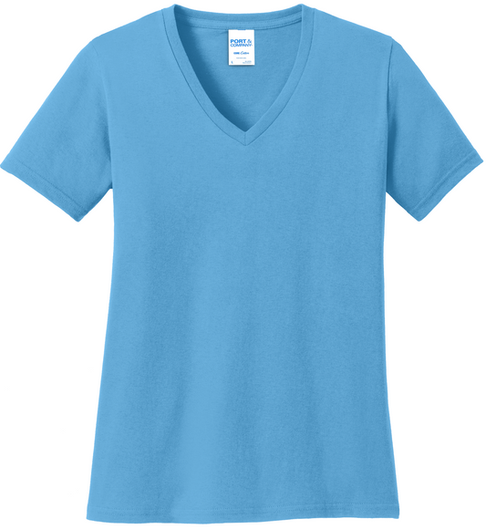 T-Shirt  Women's Core Cotton V-Neck Tee LPC54V - Master