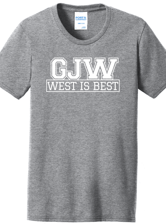 Economy T-Shirt Ladies - Port and Co. Core Blend Tee LPC55 - George J West Elementary School