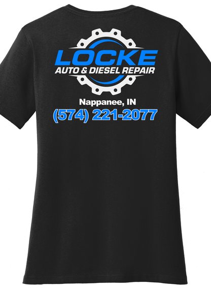 Ladies T-Shirt Core Blend Tee LPC55 - Locke Auto & Diesel Repair