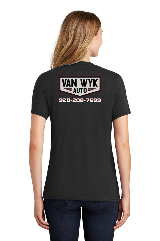 T-SHIRT Ladies- Port and Company Core Blend Tee LPC55 - Van Wyk Auto