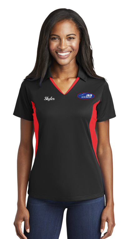 POLO - Ladies Sport-Tek Side Blocked Micropique Sport-Wick LST655 - J & S Auto Repair