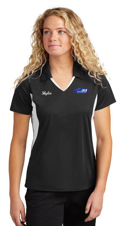 POLO - Ladies Sport-Tek Side Blocked Micropique Sport-Wick LST655 - J & S Auto Repair