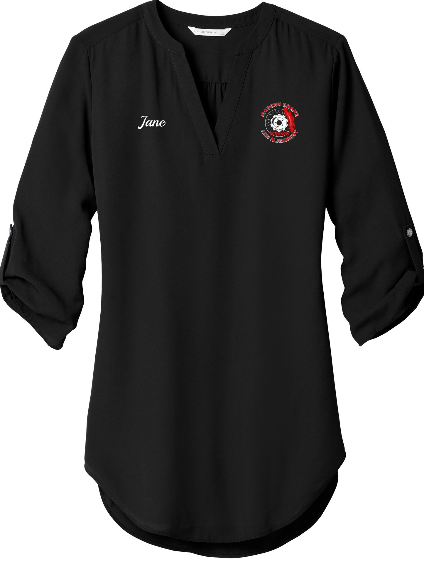 Ladies 3/4-Sleeve Tunic Blouse LW701 - Modern Brake