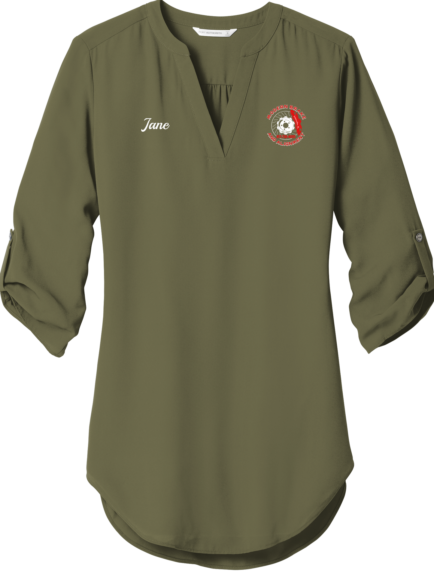 Ladies 3/4-Sleeve Tunic Blouse LW701 - Modern Brake