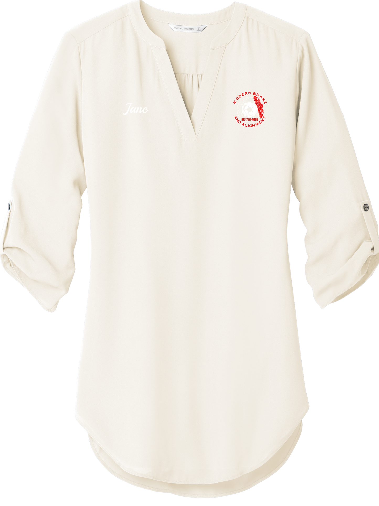 Ladies 3/4-Sleeve Tunic Blouse LW701 - Modern Brake