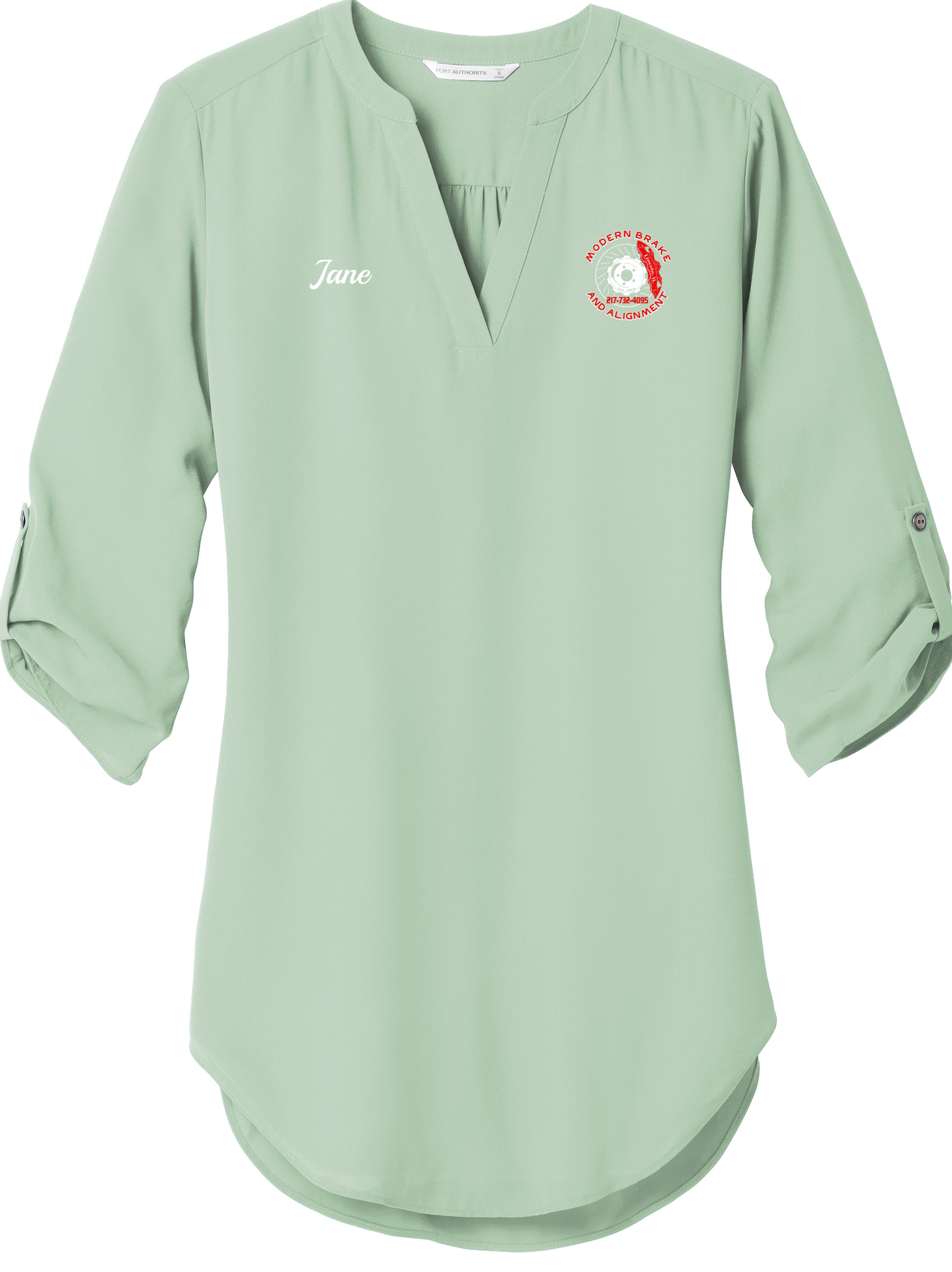 Ladies 3/4-Sleeve Tunic Blouse LW701 - Modern Brake