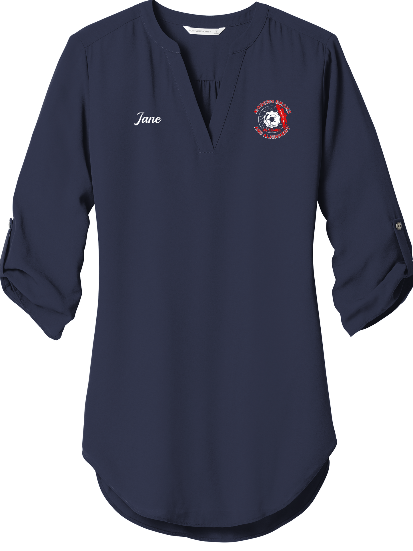 Ladies 3/4-Sleeve Tunic Blouse LW701 - Modern Brake