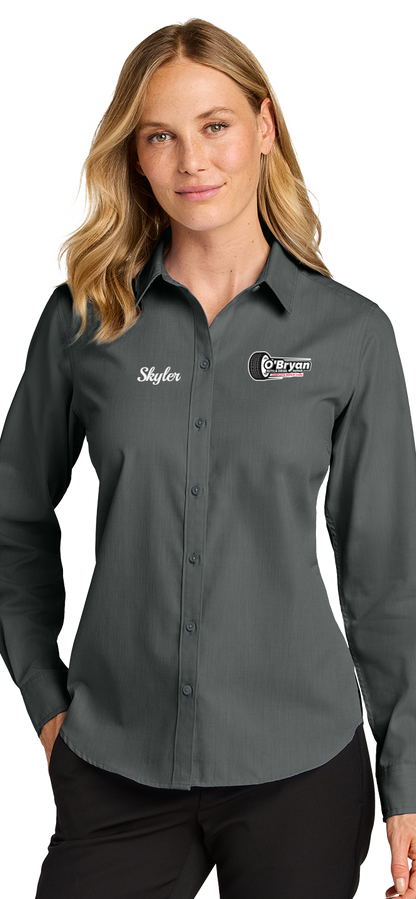 Womens Dress Shirt - Port Authority LW816 - O'Bryan Auto and Diesel