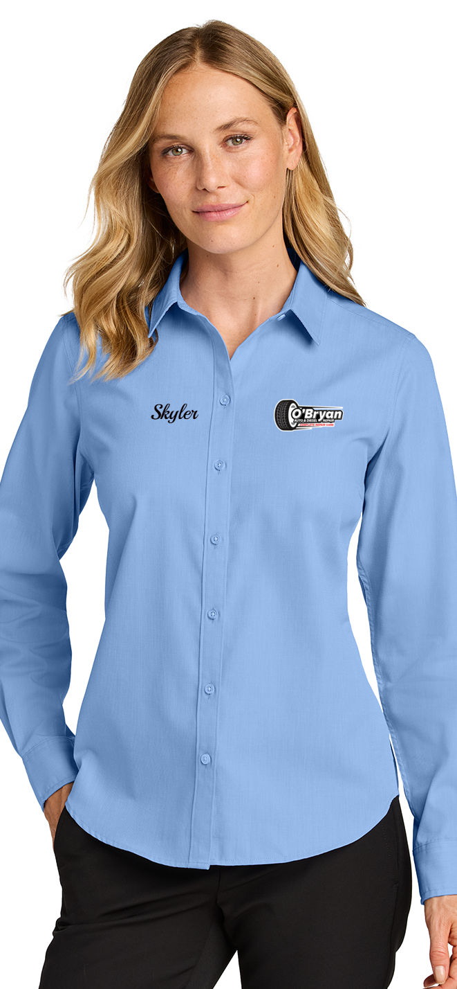 Womens Dress Shirt - Port Authority LW816 - O'Bryan Auto and Diesel