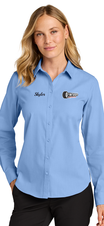 Womens Dress Shirt - Port Authority LW816 - O'Bryan Auto and Diesel