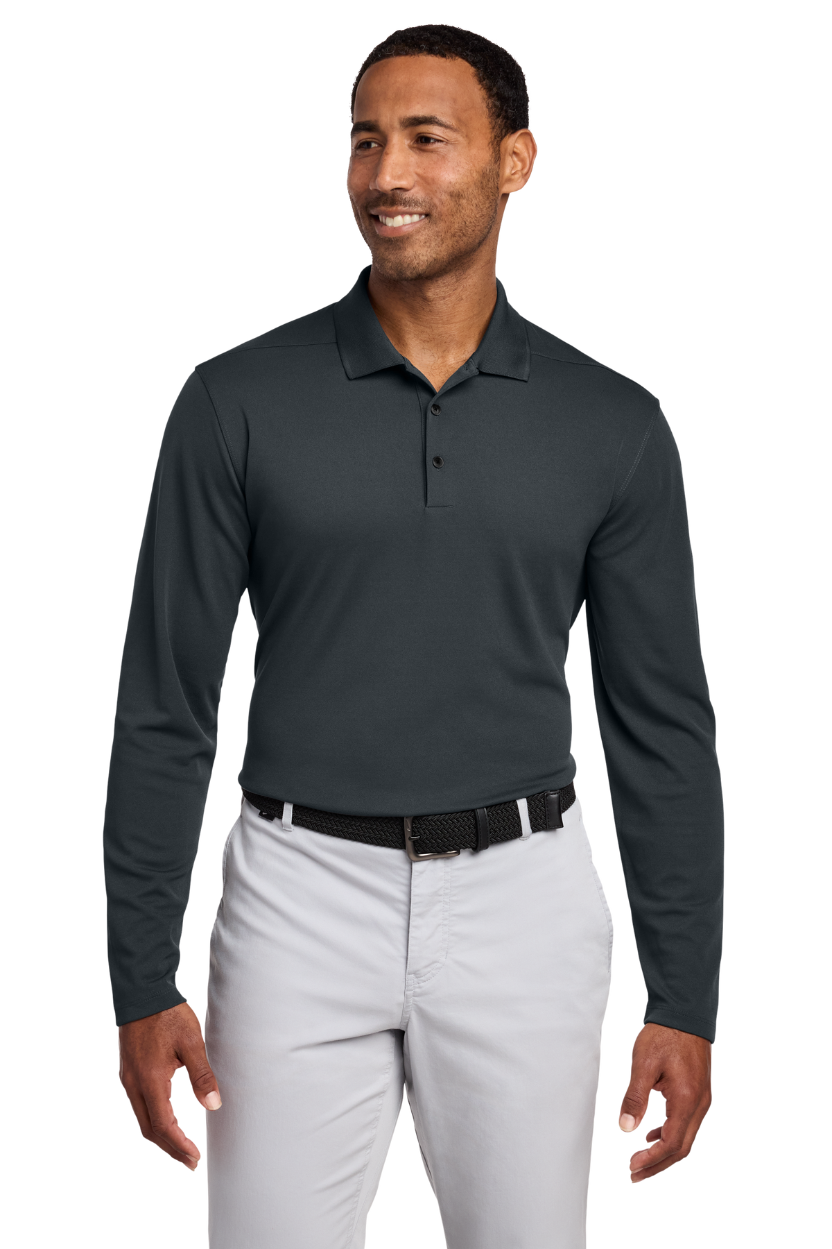 Polo - Nike Dri-FIT Micro Pique 2.0 Long Sleeve Polo - NKDC2104